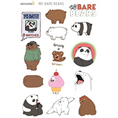 Фотография Стикер лист Stickerlab - We Bare Bears [=city]