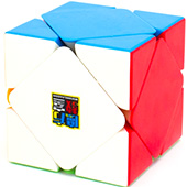 Фотография Кубик рубика MoYu Мою Скьюб Skewb Кубинг Классрум (Цветной пластик) [=city]