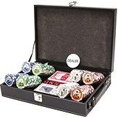 Фотография Набор для покера на 200 фишек. Royal Flush. Кожаный кейс. [=city]
