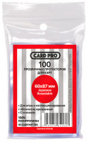 Фотография Протекторы Card Pro Japanese Resealable для CCG 60х87мм (100 шт.) [=city]